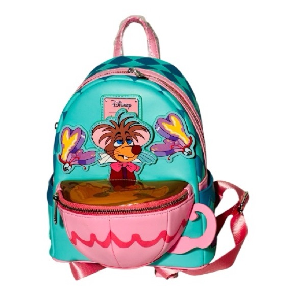 Loungefly Handbags - Loungefly Disney Alice in Wonderland Tea Cup Mini Backpack bag Limited Edition